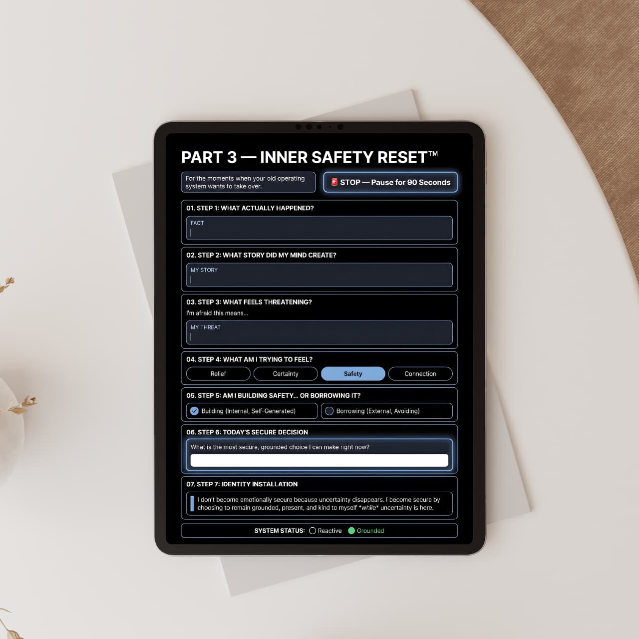 Operating Cards preview